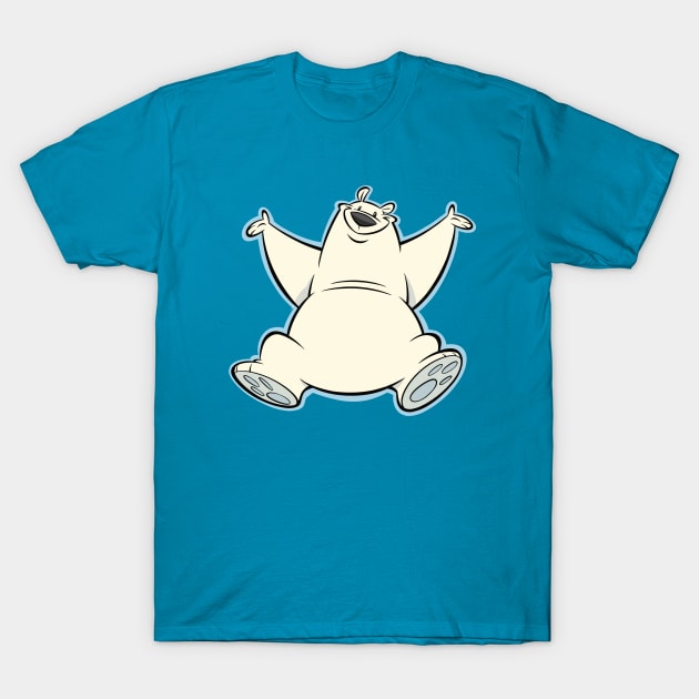 Happy Polar Bear! T-Shirt by westinchurch